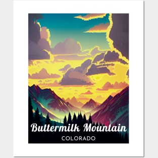 Buttermilk Mountain colorado united states ski Posters and Art